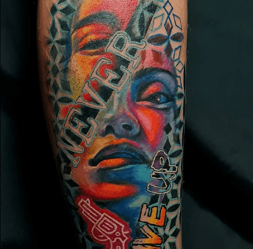 Neo-Traditional tattoo example