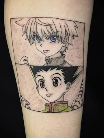 Cartoon / Anime tattoo example