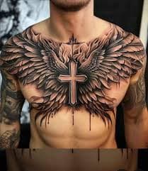 Chest tattoo example